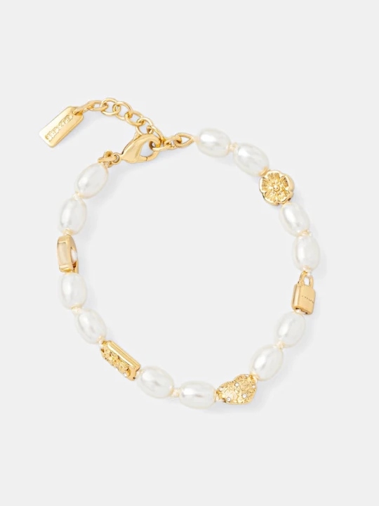 Zdjęcie produktu Coach bransoletka damska metalowa złoty