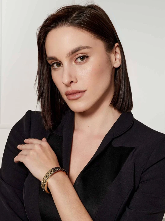 Zdjęcie produktu Coach Bransoletka Signature Quilted złoty