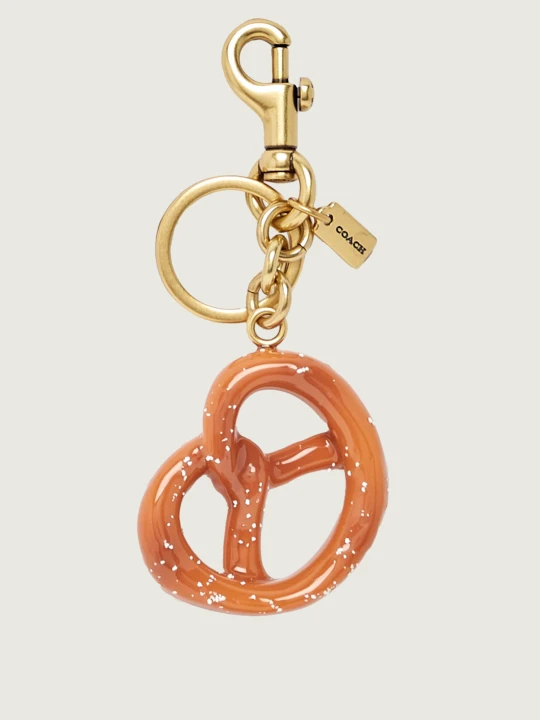 Zdjęcie produktu Coach Brelok PRETZEL brązowy