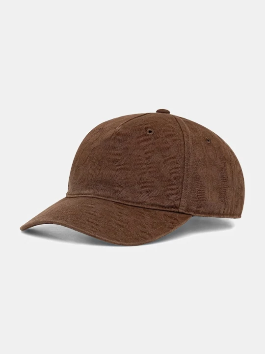 Zdjęcie produktu Coach czapka z daszkiem damska brązowy