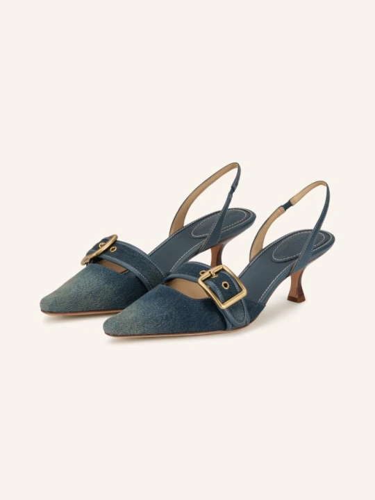 Zdjęcie produktu Coach Czółenka Na Rzemyczku Margot blau NIEBIESKI