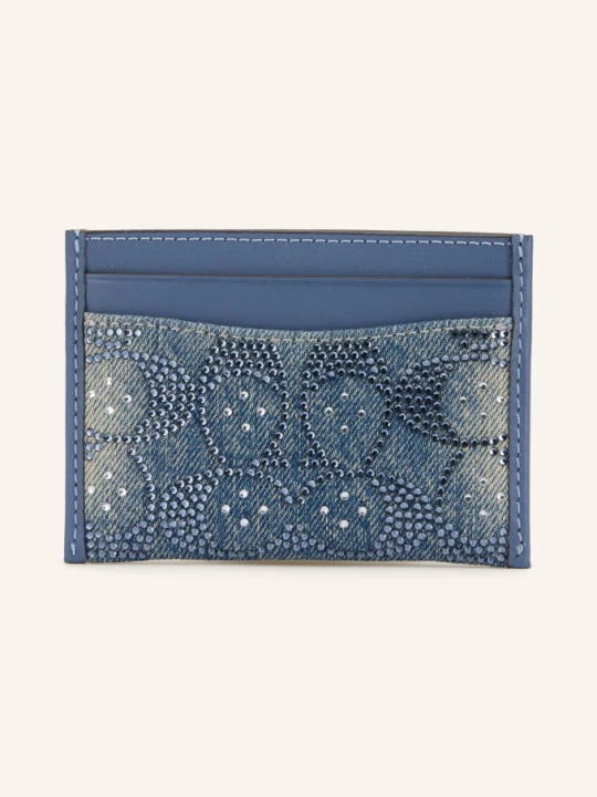 Zdjęcie produktu Coach Etui Na Karty Essential Z Kamieniami Ozdobnymi blau JASNONIEBIESKI
