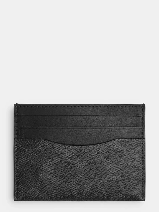 Zdjęcie produktu Coach etui na karty skórzane czarny