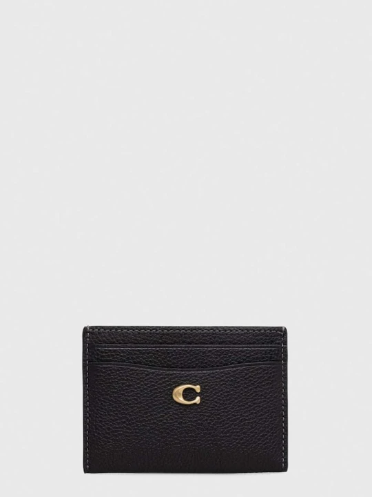 Zdjęcie produktu Coach etui na karty skórzane Essential Card Case czarny