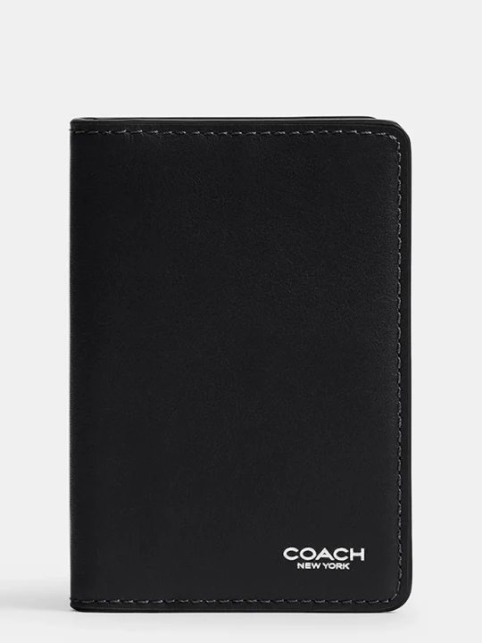 Zdjęcie produktu Coach etui na karty skórzane czarny