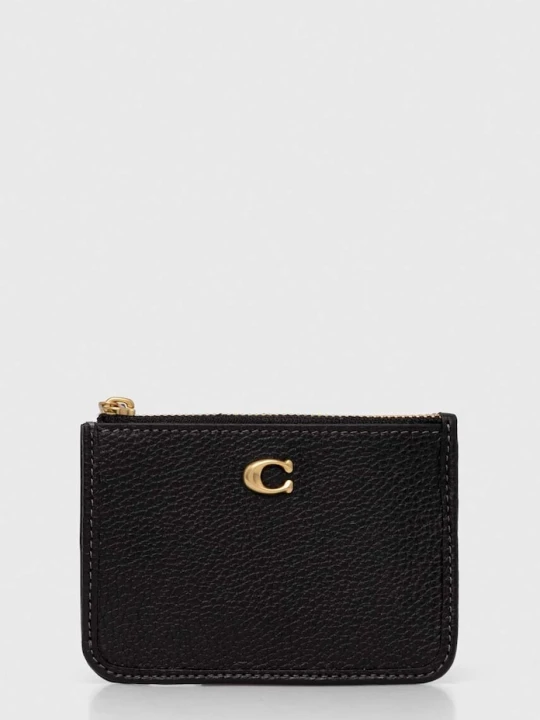 Zdjęcie produktu Coach etui na klucze skórzane czarny