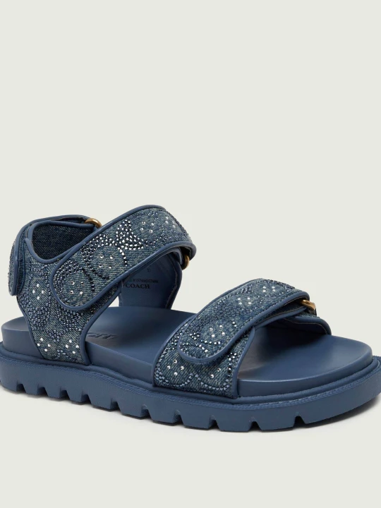 Zdjęcie produktu Coach Jeansowe sandały Brynn niebieski