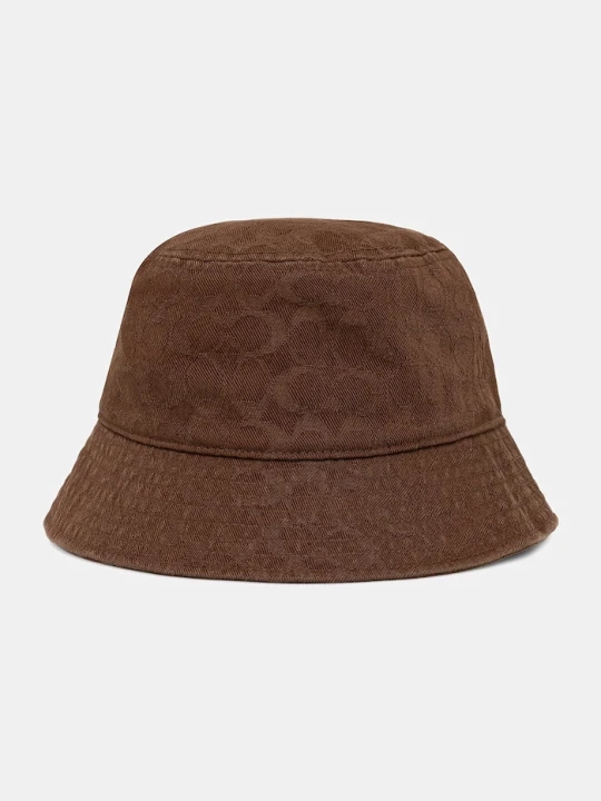 Zdjęcie produktu Coach kapelusz bucket damski brązowy