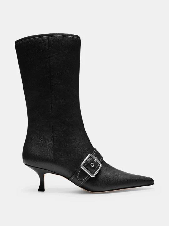 Zdjęcie produktu Coach kozaki damskie skórzane Margot Boot czarny