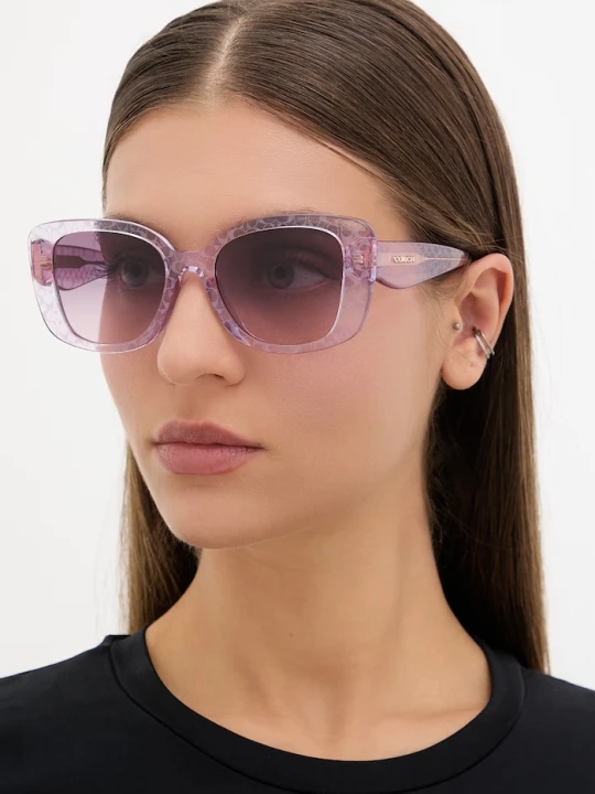 Zdjęcie produktu Coach okulary przeciwsłoneczne damskie fioletowy