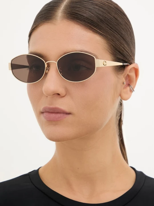 Zdjęcie produktu Coach okulary przeciwsłoneczne damskie złoty