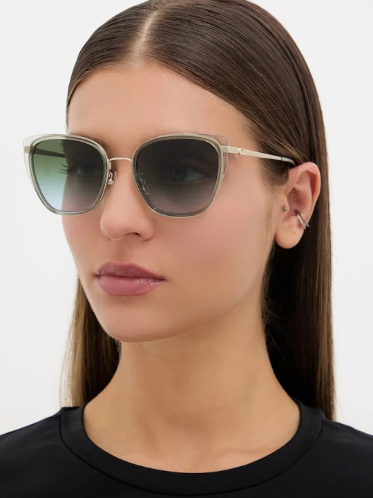 Zdjęcie produktu Coach okulary przeciwsłoneczne kocie oczy damskie złoty