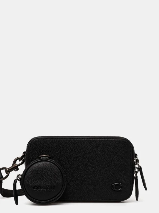 Zdjęcie produktu Coach saszetka skórzana Charter Slim Crossbody czarny