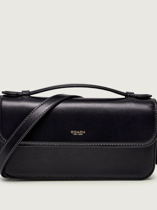 Zdjęcie produktu Coach Skórzana torebka na ramię ELORA czarny