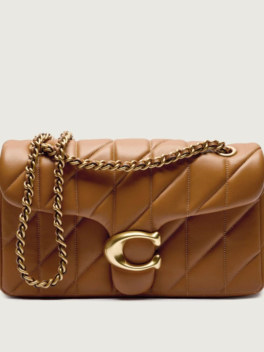 Zdjęcie produktu Coach Skórzana torebka na ramię TABBY 26 brązowy