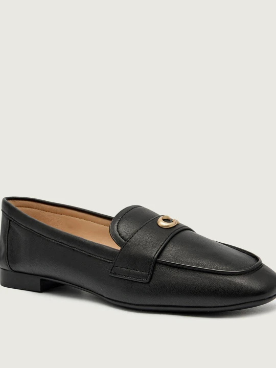 Zdjęcie produktu Coach Skórzane loafersy Sculpted C czarny