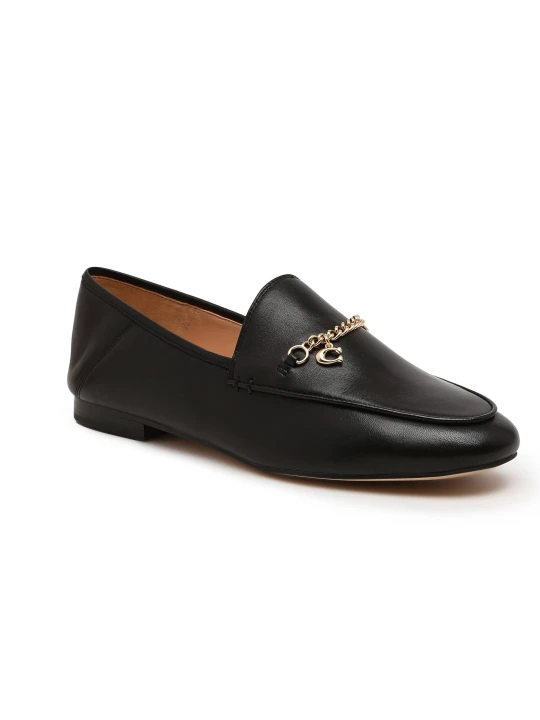 Zdjęcie produktu Coach Skórzane loafersy Hanna czarny