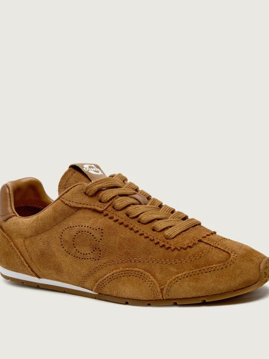Zdjęcie produktu Coach Sneakersy FLAT | zamsz brązowy