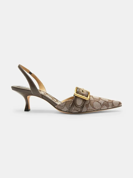 Zdjęcie produktu Coach szpilki Margot beżowy