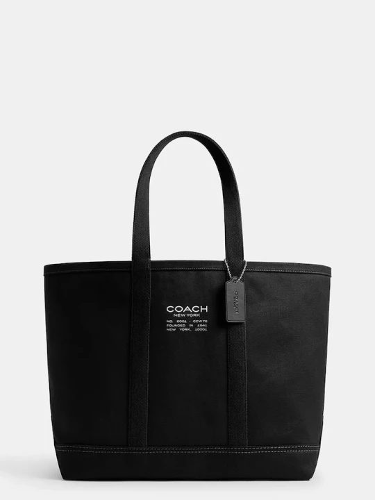 Zdjęcie produktu Coach torba bawełniana Utility Tote czarny