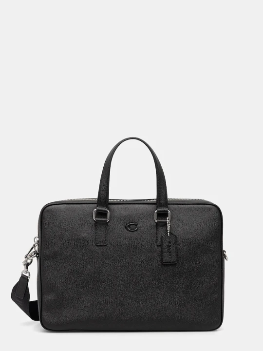 Zdjęcie produktu Coach torba na laptopa skórzana Caden czarny