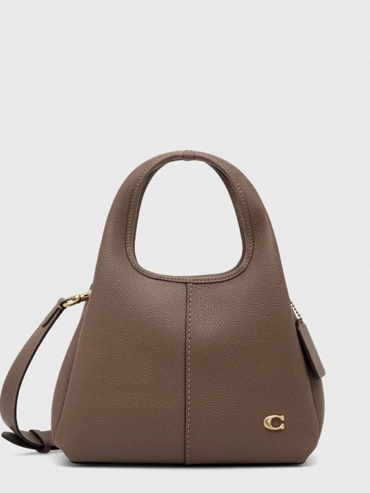 Zdjęcie produktu Coach torebka crossbody damska skórzana Lana Shoulder Bag 23 brązowy