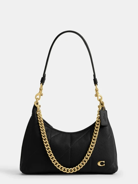 Zdjęcie produktu Coach torebka crossbody damska skórzana Soft Quilted Juliet Shoulder Bag 25 czarny