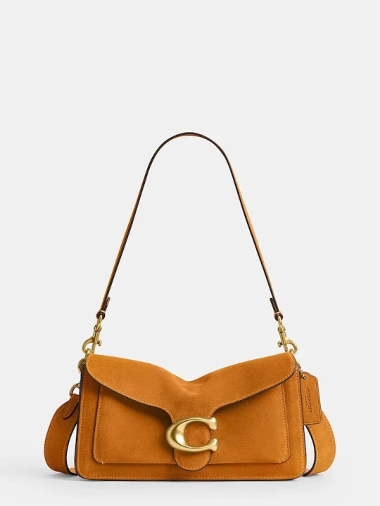 Zdjęcie produktu Coach torebka crossbody damska zamszowa Suade Tabby Shoulder Bag 26 pomarańczowy