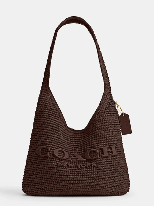 Zdjęcie produktu Coach torebka damska skórzana Brooklyn Shoudler Bag 28 brązowy