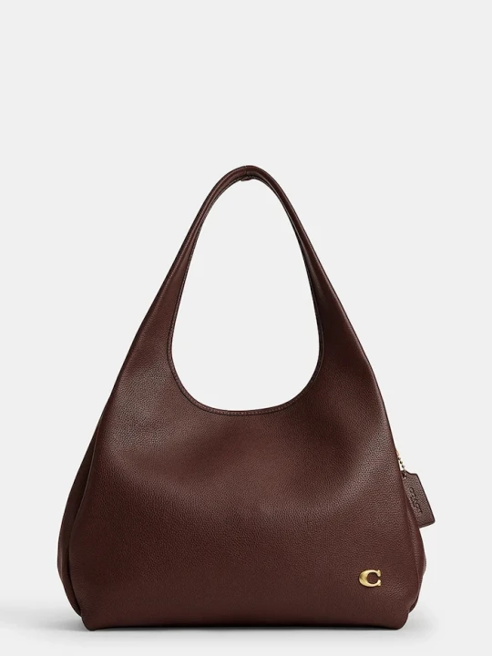 Zdjęcie produktu Coach torebka hobo damska skórzana Lana brązowy