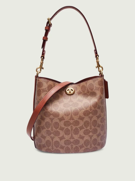 Zdjęcie produktu Coach Torebka na ramię Willow | z dodatkiem skóry brązowy