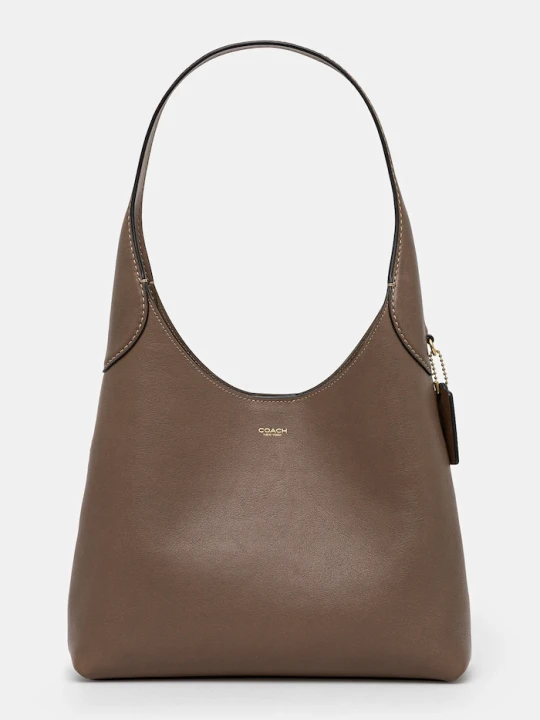 Zdjęcie produktu Coach torebka skórzana Brooklyn Shoulder Bag 28 brązowy