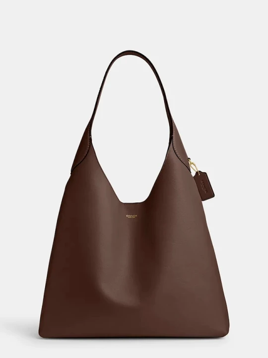 Zdjęcie produktu Coach torebka skórzana Brooklyn Shoulder Bag 39 brązowy