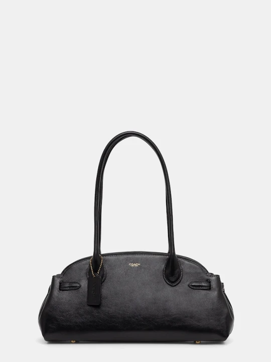 Zdjęcie produktu Coach torebka skórzana Empire Carryall Bag 34 czarny