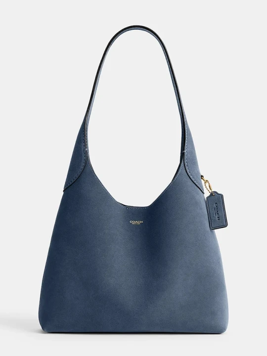 Zdjęcie produktu Coach torebka damska zamszowa Brooklyn Shoulder Bag 28 niebieski