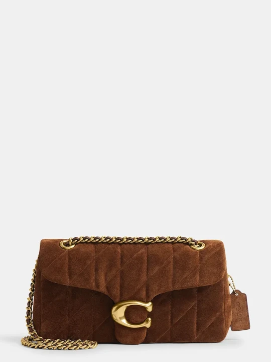 Zdjęcie produktu Coach torebka zamszowa Tabby 26