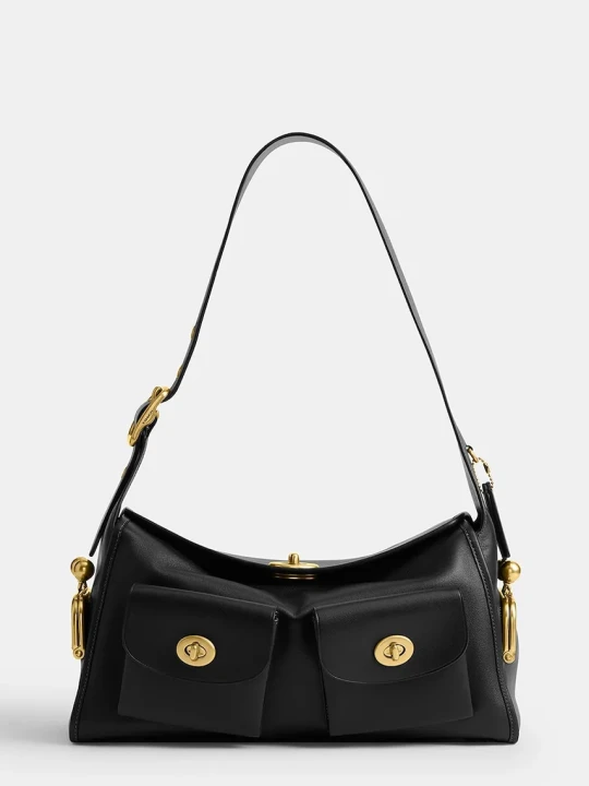 Zdjęcie produktu Coach Turnlock Haversack Bag torebka hobo damska skórzana