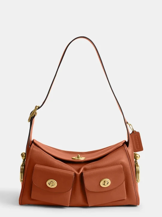 Zdjęcie produktu Coach Turnlock Haversack Bag torebka hobo damska skórzana