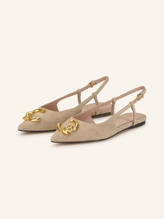 Zdjęcie produktu Coccinelle Baleriny Typu Slingback beige