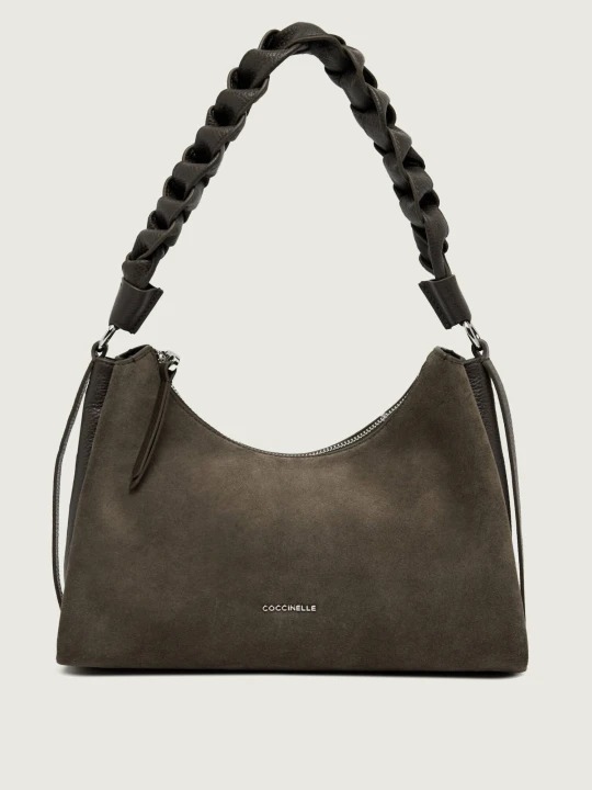 Zdjęcie produktu Coccinelle Hobo Coccinelle Boheme | zamsz | z dodatkiem skóry brązowy