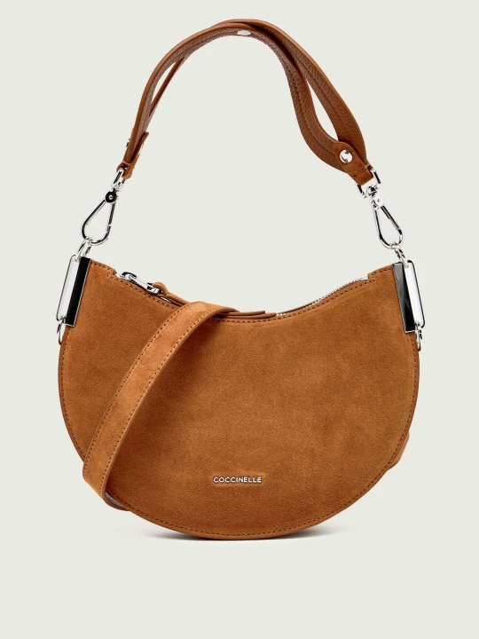 Zdjęcie produktu Coccinelle Hobo Coccinelle Sunup | zamsz koniakowy