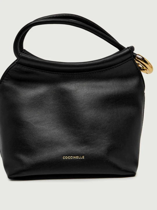 Zdjęcie produktu Coccinelle Skórzana torebka na ramię Coccinelle Finn Pouch czarny