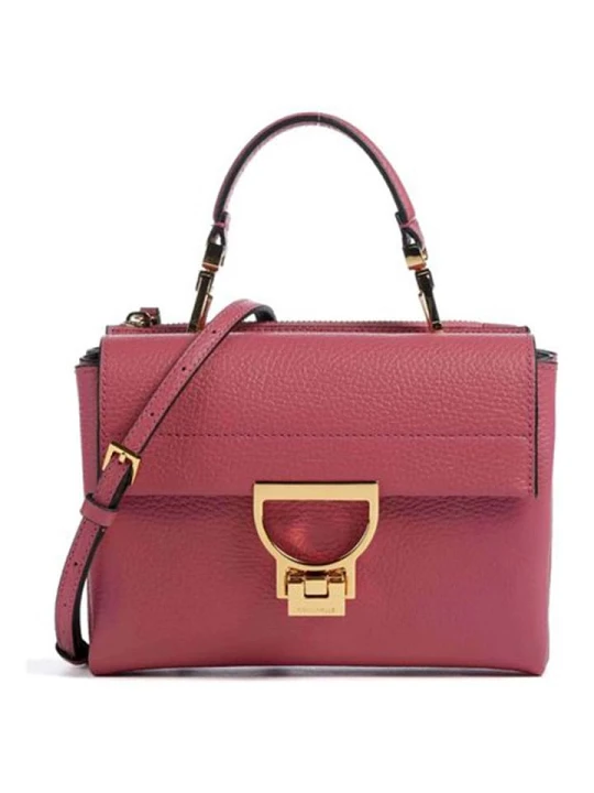 Zdjęcie produktu COCCINELLE Skórzana torebka w kolorze bordowym - 19 x 15 x 8 cm rozmiar: onesize