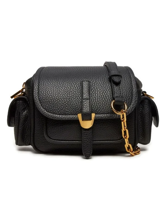 Zdjęcie produktu COCCINELLE Skórzana torebka w kolorze czarnym - 18 x 16 x 11 cm rozmiar: onesize