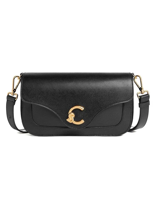 Zdjęcie produktu COCCINELLE Skórzana torebka w kolorze czarnym - 26 x 14 x 7 cm rozmiar: onesize