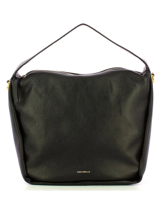 Zdjęcie produktu COCCINELLE Skórzana torebka w kolorze czarnym - 27 x 30 x 17 cm rozmiar: onesize