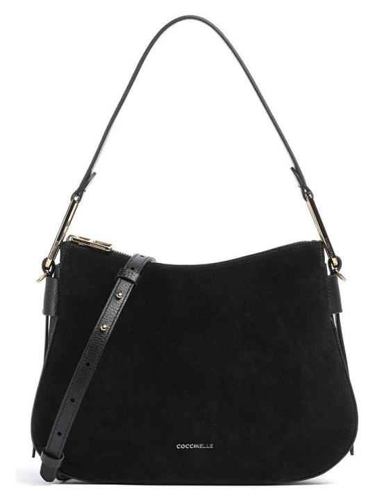 Zdjęcie produktu COCCINELLE Skórzana torebka w kolorze czarnym - 30 x 21 x 9 cm rozmiar: onesize