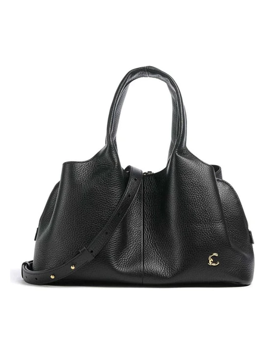 Zdjęcie produktu COCCINELLE Skórzana torebka w kolorze czarnym - 32 x 20 x 14 cm rozmiar: onesize