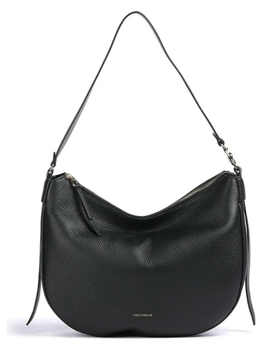 Zdjęcie produktu COCCINELLE Skórzana torebka w kolorze czarnym - 34 x 26 x 5 cm rozmiar: onesize