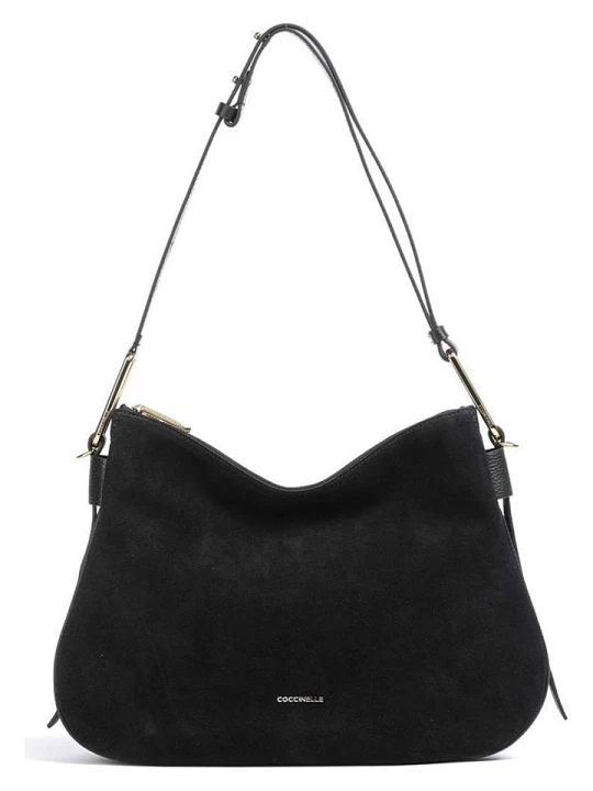 Zdjęcie produktu COCCINELLE Skórzana torebka w kolorze czarnym - 36 x 24 x 10 cm rozmiar: onesize